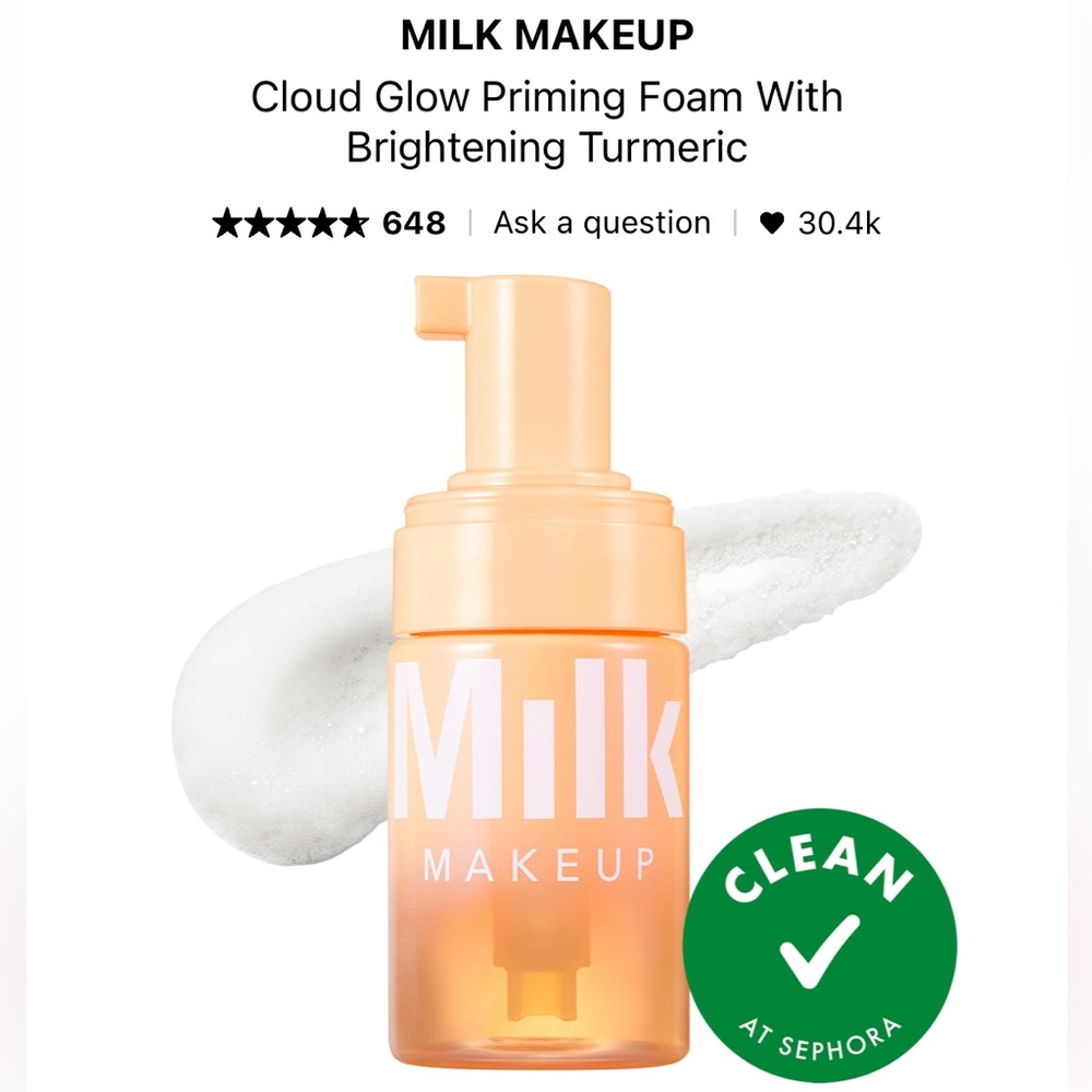 MILK MAKEUP Cloud Glow Priming Foam